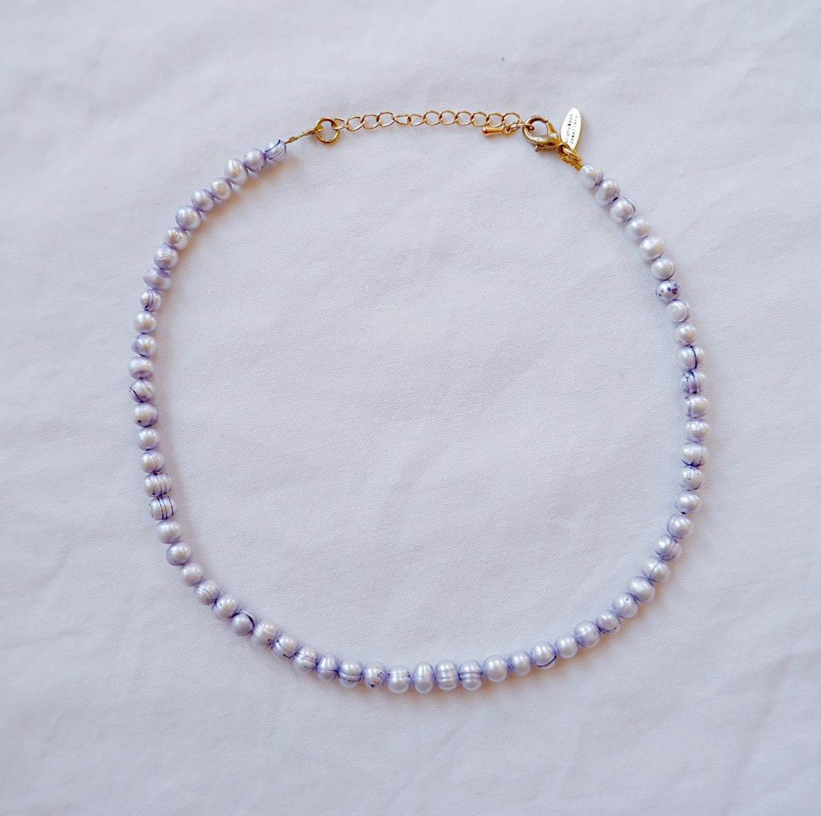 Maddie Pearl Necklace - Lilac